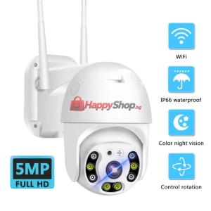 Смарт WiFi камера нощно виждане водосустойчива FULL HD 1080P..